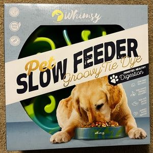Pet Slow Feeder Groovy Tie Dye - Doghaus Whimsy Collection